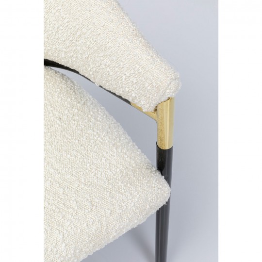 Cadeira com apoios de braço Boulevard Boucle Cadeira com apoios de braço Boulevard Boucle