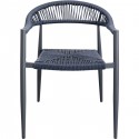 Chaise a. acc. Palma vert pétrole
