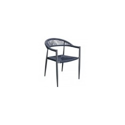 Chaise a. acc. Palma vert pétrole
