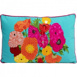 Coussin Fiorista Blue 60x40cm