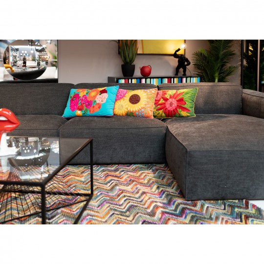 Coussin Fiorista Blue 60x40cm