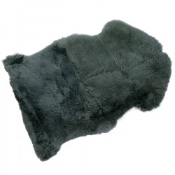 Peau de mouton Heidi vert foncé 60x85cm