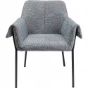 Chaise a. acc. Bess Grey Flitter