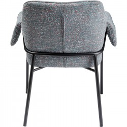 Chaise a. acc. Bess Grey Flitter