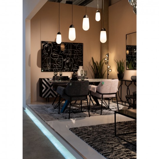 Cadeira de braços Bess Grey Flitter Cadeira de braços Bess Grey Flitter