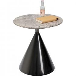 Mesa de apoio Rita Black Ø50 cm