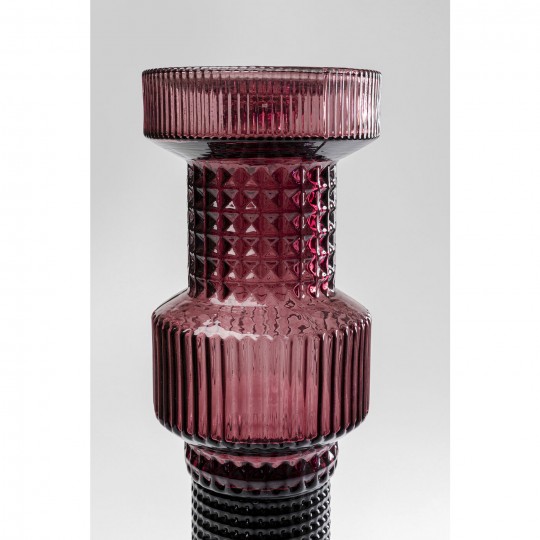 Castiçal Marvelous Duo rosa cinza 49 cm