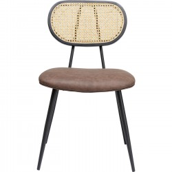 Chaise Rosali marron