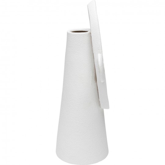 Vaso Curly Head branco 29 cm