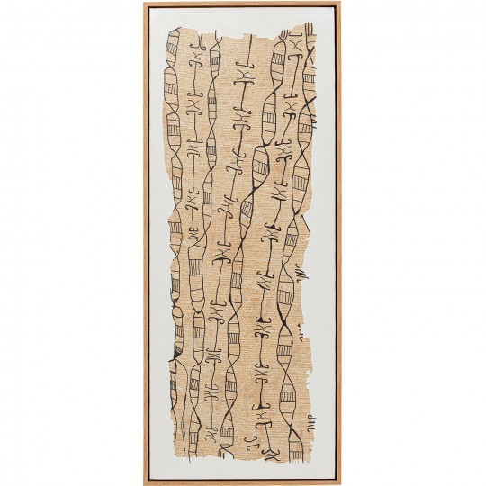 Tableau encadré Native Spirals 50x150cm