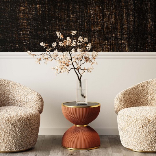 Table d appoint Endless Vegas orange Ø47cm