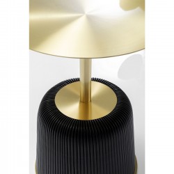 Table d appoint Endless Vegas noir Ø40cm