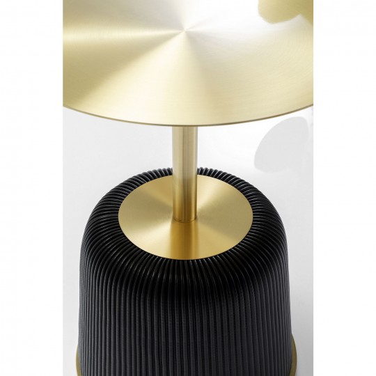 Table d appoint Endless Vegas noir Ø40cm