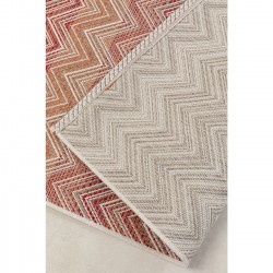 Tapis Outdoor Zigzag rouge 160x230cm