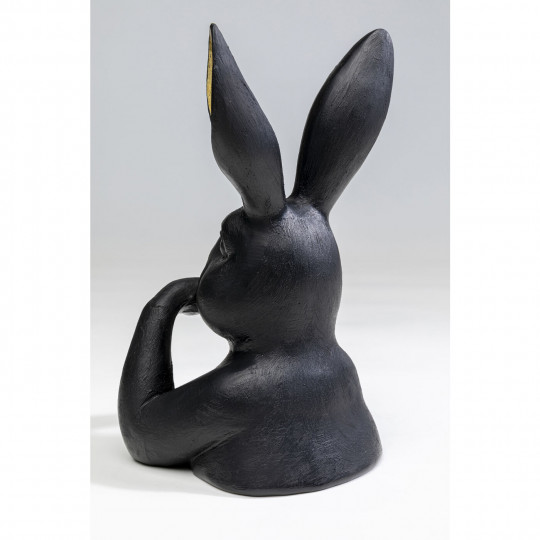 Figurine décorative Sweet Rabbit noir 23cm