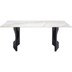 Table Eternity Oho noir céramique 180x90cm