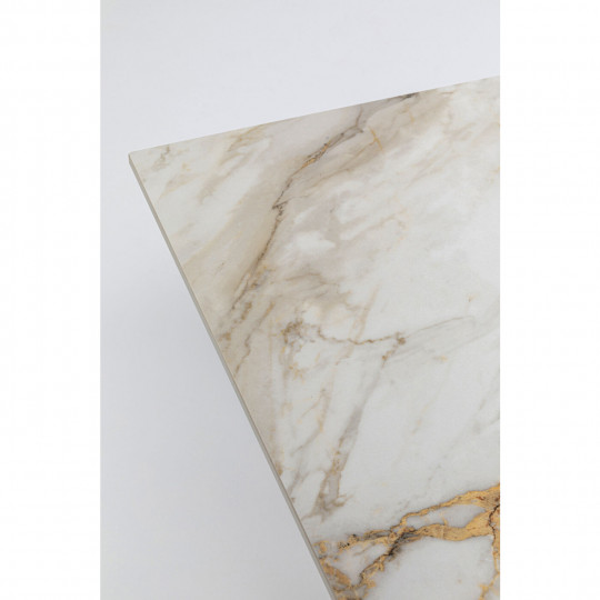 Mesa Eternity Cross Cerâmica Dourada