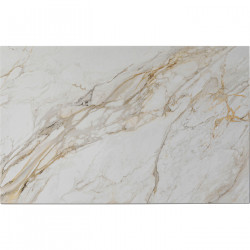 Mesa Eternity Cross Cerâmica Dourada