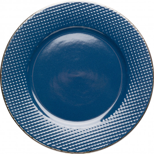 Assiette Muse bleu Ø20cm