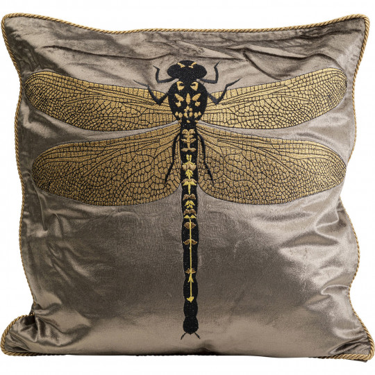 Almofada Glitter Dragonfly Castanho 40x40cm Almofada Glitter Dragonfly Castanho 40x40cm