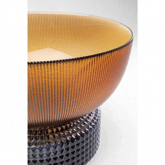 Vase Marvelous Duo ambre gris 22cm