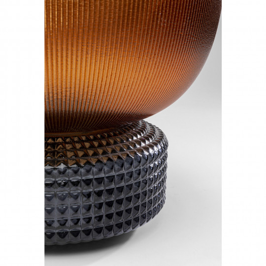 Vaso Marvelous Duo Amber Cinza 22cm