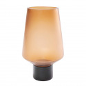 Vase Noble Ring ambre mat 26cm