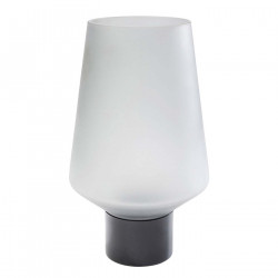 Vase Noble Ring gris mat 26cm