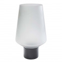 Vase Noble Ring gris mat 26cm