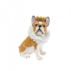 Figurine décorative King Dog marron 29cm