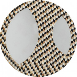 Miroir mural Tahiti Ø67cm