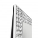 Miroir mural Crystals argenté 80x180cm