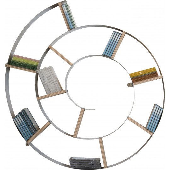 Wall Shelf Snail silver Kare Design