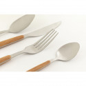 Cubiertos Paris Nature Plateado Mate (16/piezas)