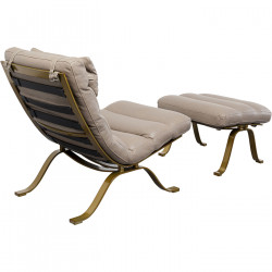 Sillón + Taburete Novel
