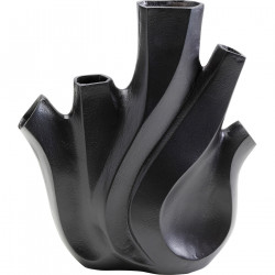 Vase Flame noir 29cm