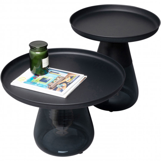 Mesa auxiliar Bottiglia Smoke Ø 50cm