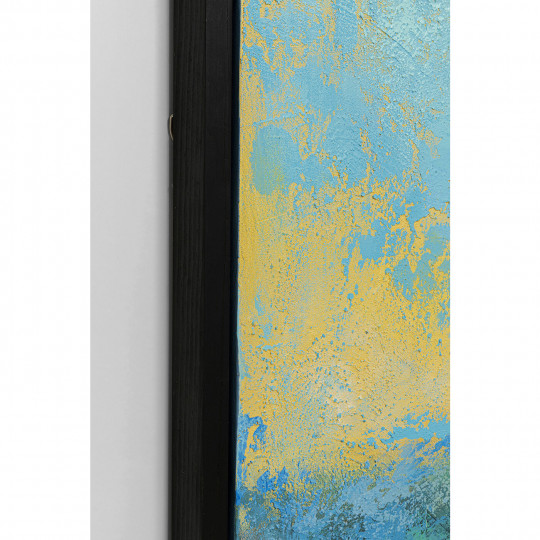 Cuadro lienzo Jardin Azul 125x215cm