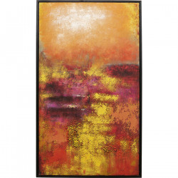 Cuadro lienzo Jardin Rojo 125x215cm