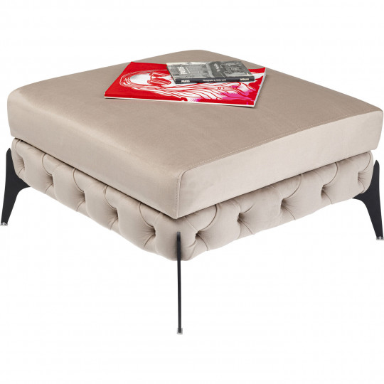 Taburete Bellissima Velvet Taupe 80cm