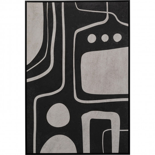 Tableau sur toîle Artistic Blacky 70x110cm Tableau sur toîle Artistic Blacky 70x110cm