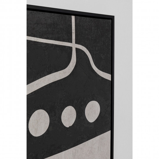 Tableau sur toîle Artistic Blacky 70x110cm