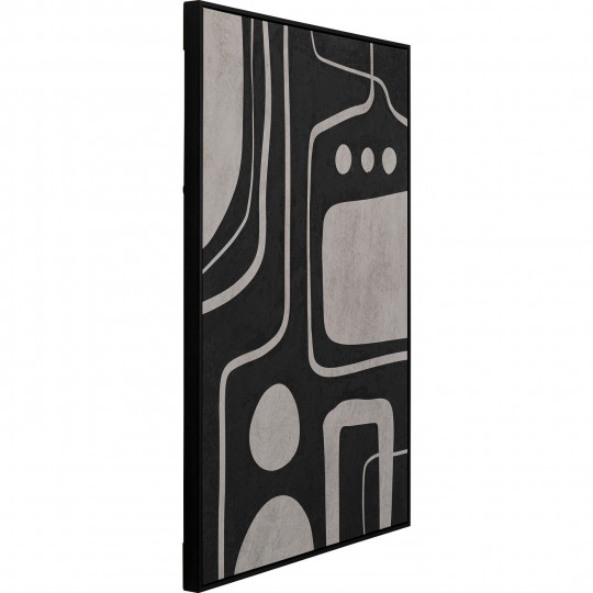Tableau sur toîle Artistic Blacky 70x110cm