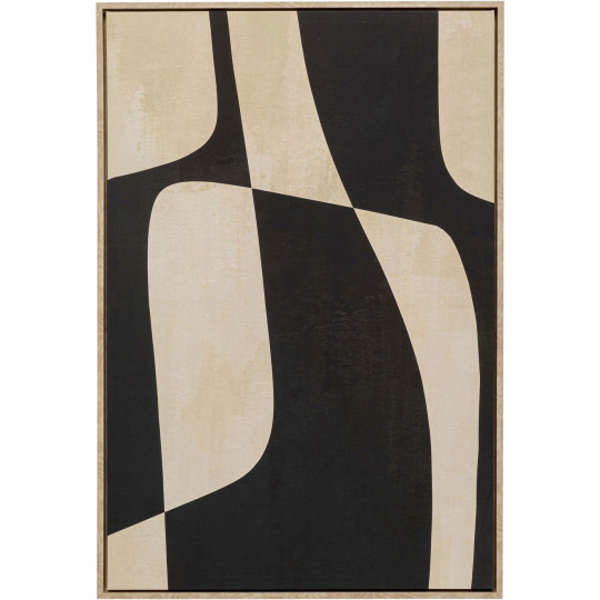 Tableau sur toîle Classic Shape Blacky 60x90cm