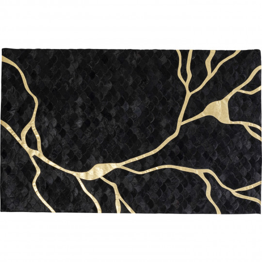 Alfombra Fulmine Negro 170x240cm Alfombra Fulmine Negro 170x240cm