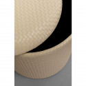 Tabouret Venezia Storage beige Ø40cm