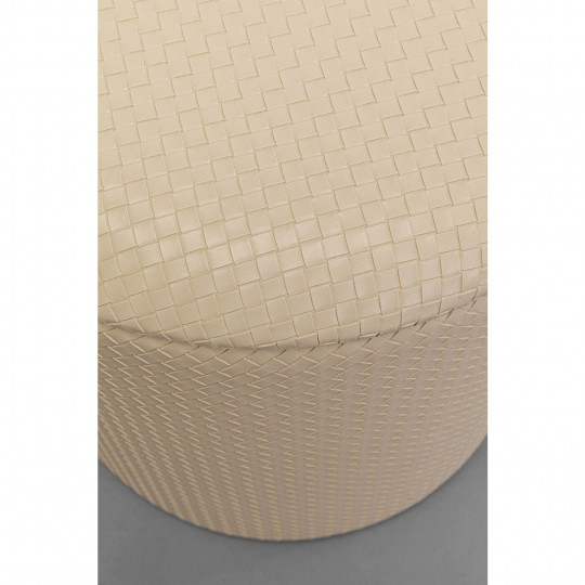Tabouret Venezia Storage beige Ø40cm
