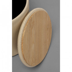 Tabouret Venezia Storage beige Ø40cm