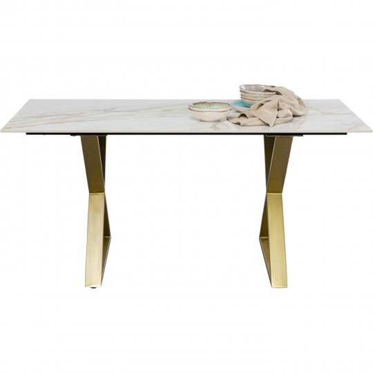 Mesa Eternity Cross Latón 160x80cm