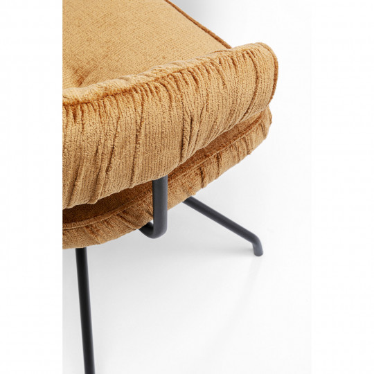 Silla giratoria Arabella Naranja